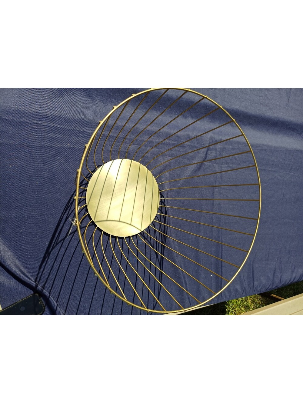 Gold Wire Basket 18"